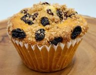 French Apple Crumb Muffin
